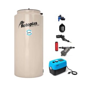 Tinaco Vertical con Bomba inteligente 1000 L
